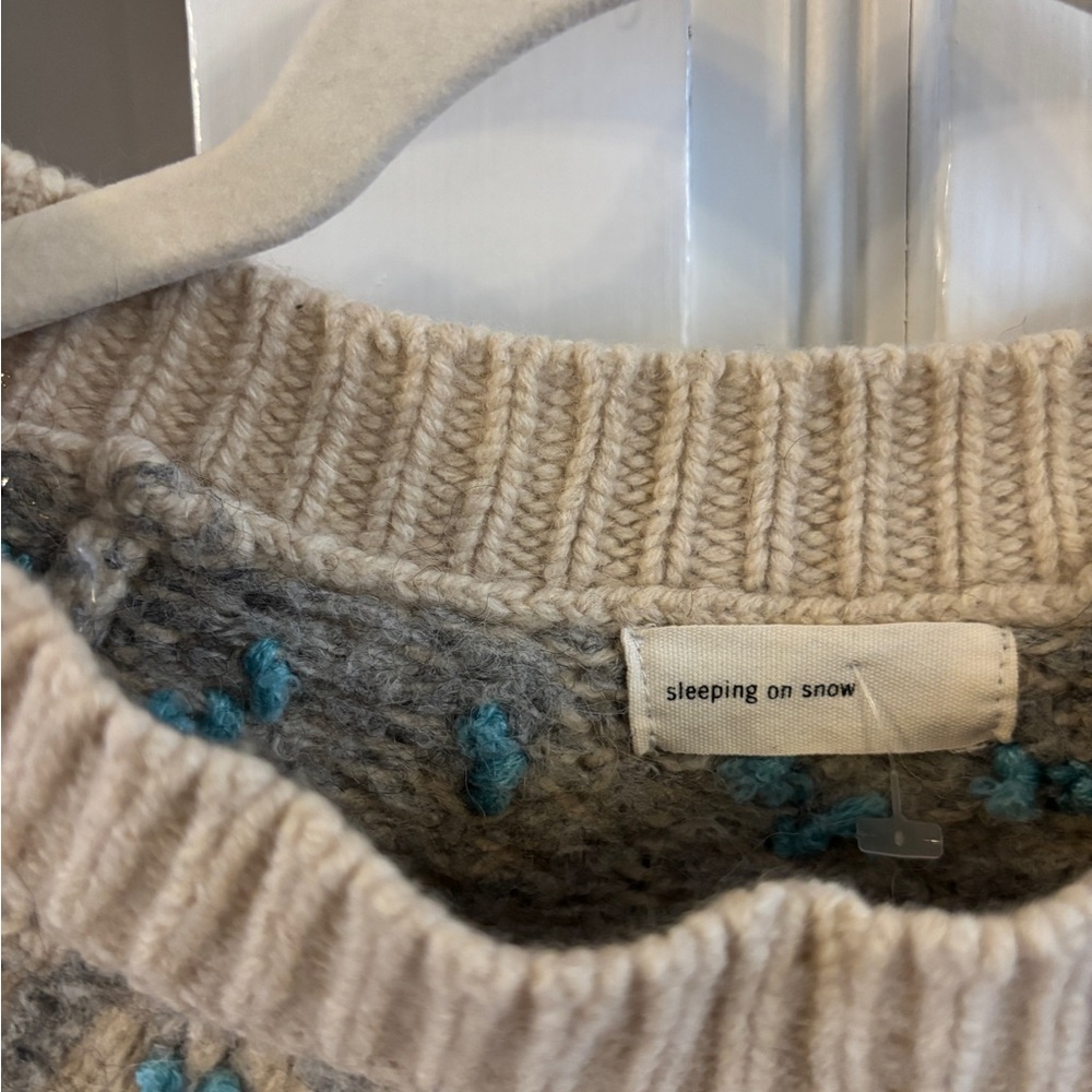 Anthropologie Sleeping On Snow Wool, Alpaca blend size S - Picture 4 of 5